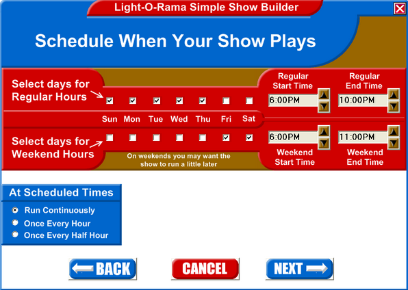 SimpleShowBuilderSelectTimes