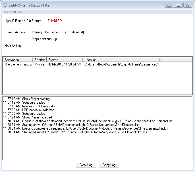 StatusWindowOnlyOnDemandShows