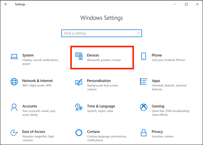 WindowsDeviceSettings
