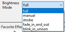 Brightness Modes Brightness Modes