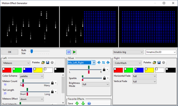 Mix Left / Right example Mix Left / Right example