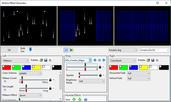 Mix Vertical Center / Edges example Mix Vertical Center / Edges example