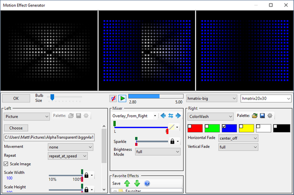 Overlay From Right example Overlay From Right example