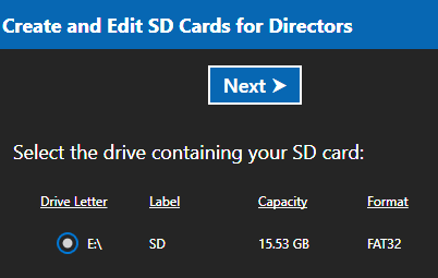 SDCardSelectDrive
