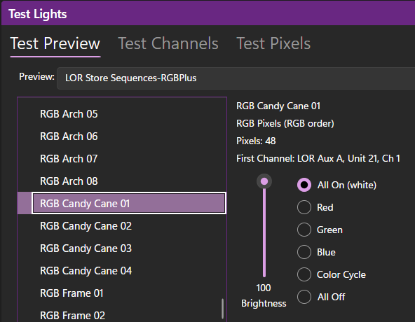 Test for a pixel-based prop