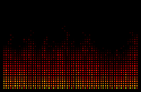Fire effect with the style set to "original"