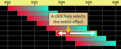 "Effects" selection mode - mouse click