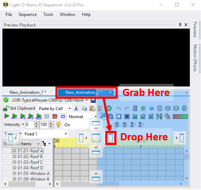 How to view sequences side by side
