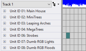 Several collapsed grid view groups