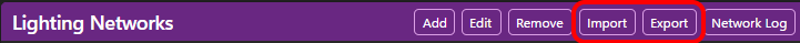 NetworkImportExport