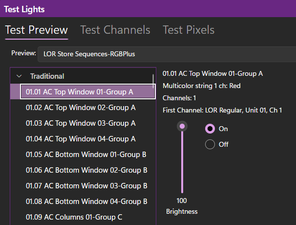 Test for a traditional prop