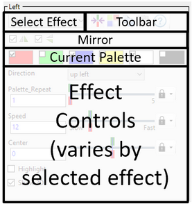 Effect Settings Panel