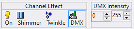 DMX Intensity Range