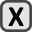 key-dark32-X