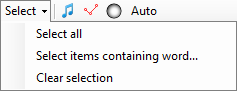 The Select Menu