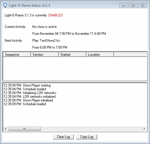 StatusWindowWithSchedule