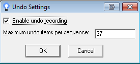 UndoSettings