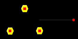 Bulb shape with 3 lights