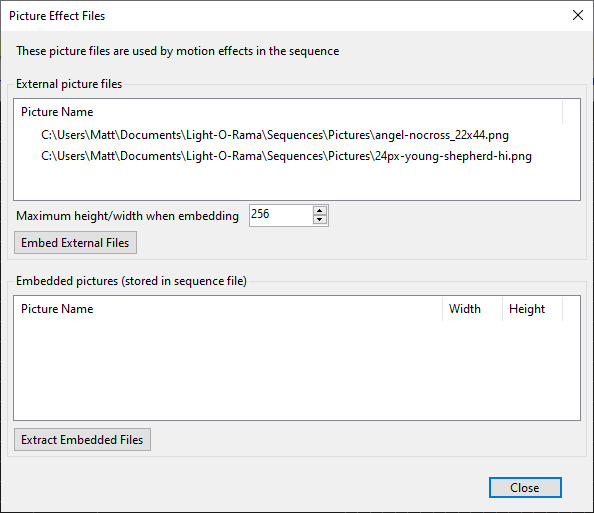 Prior to embedding Prior to embedding
