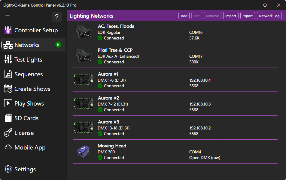 ControlPanelNetworkList