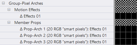 Group displayed in the sequence grid Group displayed in the sequence grid