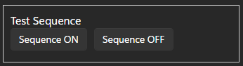 Testing the sequence Testing the sequence