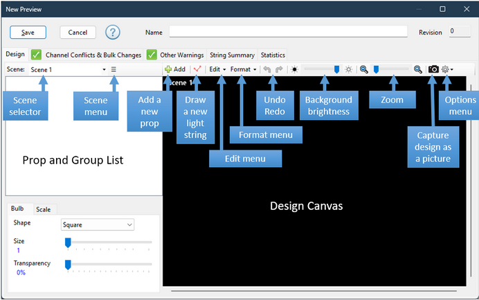 The Design Tab