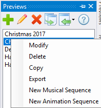 The right-click menu The right-click menu